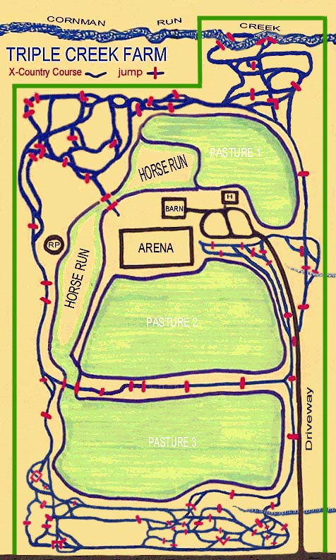 Triple Creek Farm Course Map